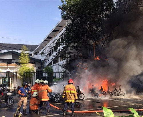 Foto atentados en Yakarta