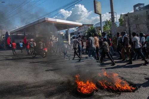 Foto matan haitianos  en Haití