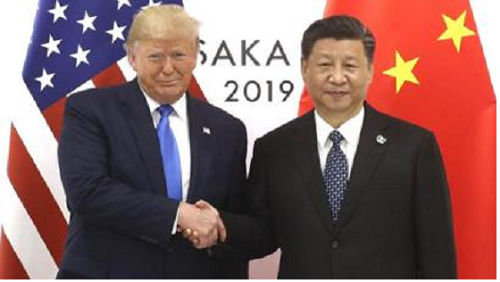 Foto Trump y presidente de China