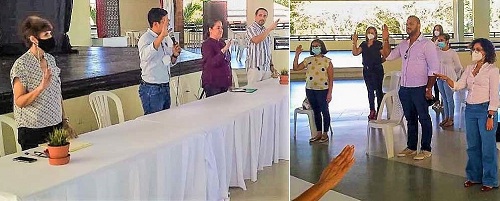 Foto juramentan miembros Santiago Country Club