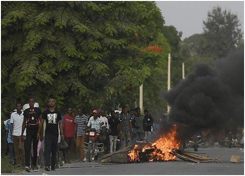 Foto protestas en Haití por muerte Moise