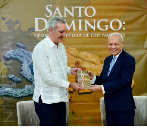 Foto Abinader y Núñez