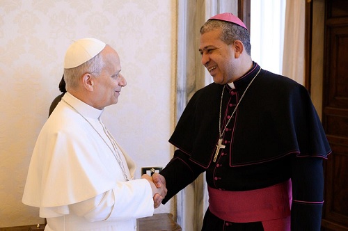 Foto Papa recibe arzobispo Morel