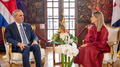 Foto Presidente y presidenta de Costa Rica
