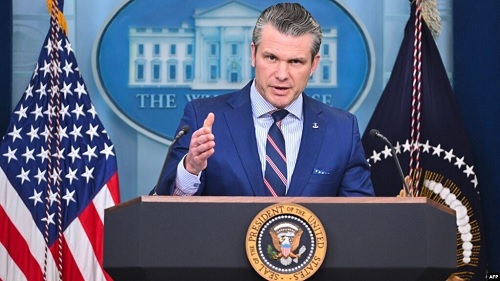 Foto Secretario de Defensa estadounidense Pete Hegseth