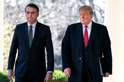 Foto Trump y Bolsonero