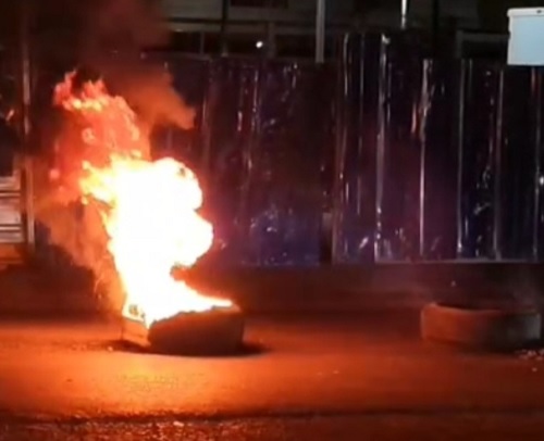 Foto  gomas quemadas