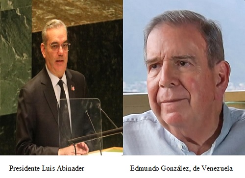 Foto abinader y Edmundo González