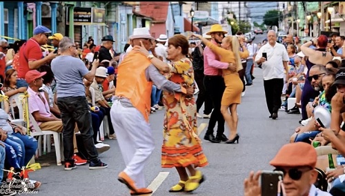 Foto baile de Keka en Los Pepines