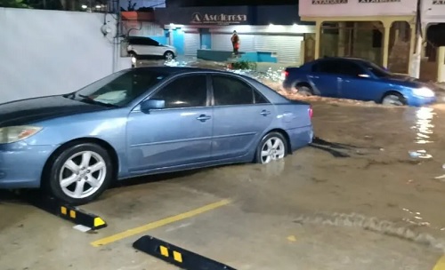 Foto lluvias en Santiago