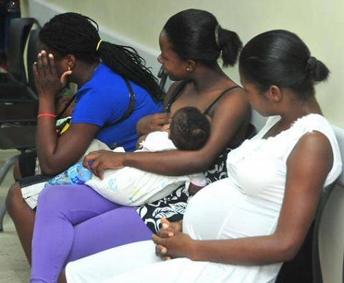 Foto mujeres parturientes haitianas en la frontera