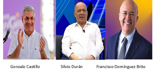 Gonalo Castillo Silvo Durán y Fracisco Domínguez Brito