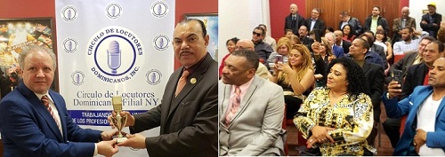 Foto Circulo Locutores NY reconoce a Jhonny Ureña por aportes a comunidad