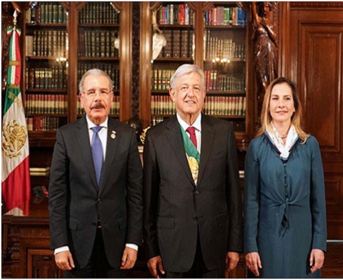 Foto Danilo Medina y López Obrador