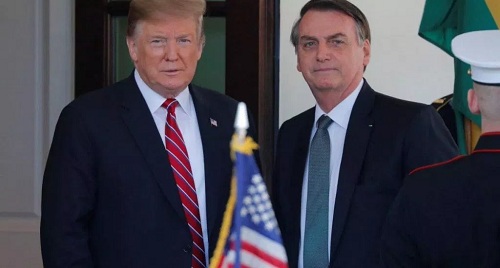 Foto Trumpo y Bolsonaro