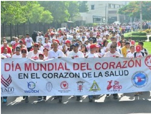 Foto marcha Día Mundial del Corazón