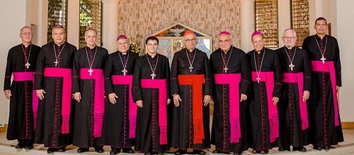 Foto obispos de Nicaragua