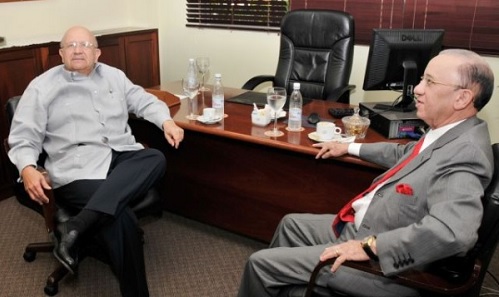 foto Carlos Morales Troncoso y Amable Aristy Castro