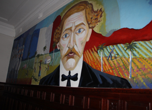 foto Mural Juan Pablo Duarte Gobernación
