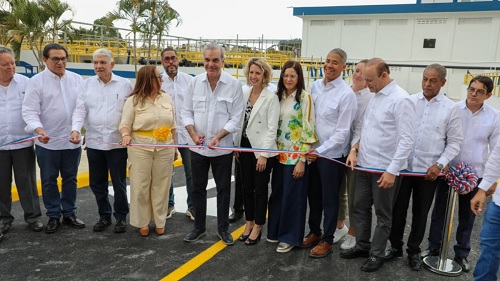 FOTO Abinader inaugura obras CORAASAN Febrero 2026