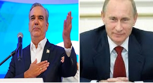 Foto Abinader y Putin