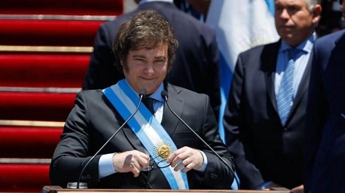 Foto Javier Milei nuevo presidente de Argentina