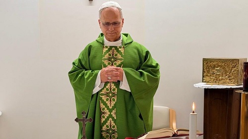Foto Papa celebra misa hospital
