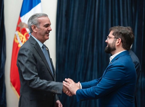Foto Presidentes Abinader y de Chile 2026