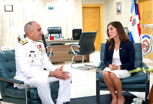 Foto embajadora Eu y preidente DNCD