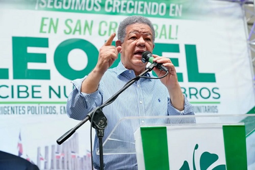 Foto leonel en San Cristóbal