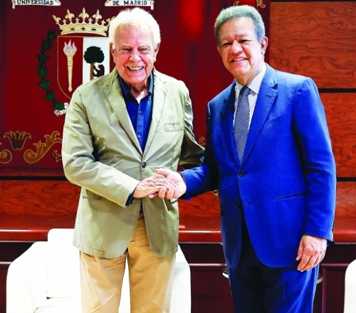 Foto leonel y Felipe González
