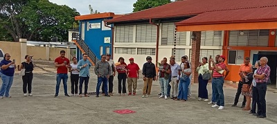 Foto periositas en seminario con Ronny Ortega