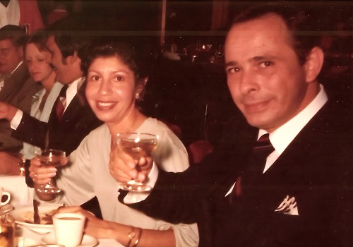 Foto Doña Julia y Hanns Hieronimu